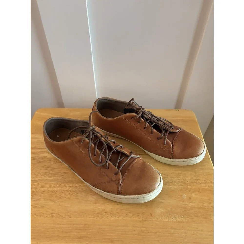 Cole Haan Men’s GrandPro Leather Sneakers Brown Casual Shoes Size 10M Lace Up